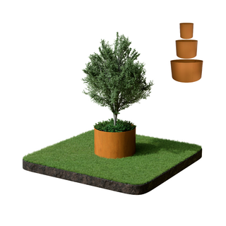 insite 600 mm formline circular planters 