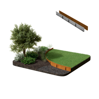Formline Flexible Landscape Edging 185mm